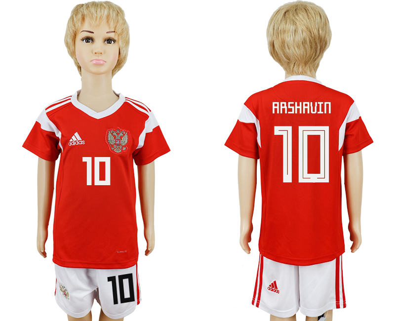 2018 maillot pour enfants RUSSIA CHIRLDREN #10 ARSHAVIN